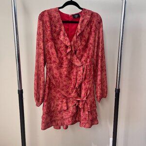 VICI Sammie Floral Wrap mini Dress